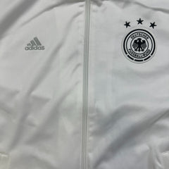 2013 Adidas Germany National Soccer Track Jacket Mens XL White Deutscher