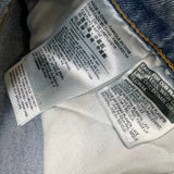Levi's Ribcage Straight Jeans Womens 29x27 Blue High Rise Light Wash Denim Pants