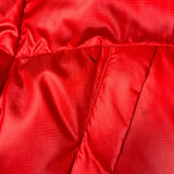 Vintage Y2K Nike Sportswear Jacket Mens Large Red Swoosh Full Zip Outdoor Puffer Coat