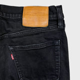 Levi's 511 Jeans Mens 32x31 Black Slim Fit Dark Wash Stretch Mid Rise Denim Pants