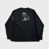 2015 October's Very Own x Toronto Raptors Shirt Mens XL Black OVO NBA Long Sleeve Tee