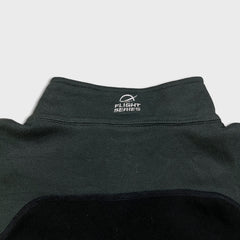 The North Face Fleece Mens XL Black Flight Series 1/4 Zip Outdoor Hiking Jacket