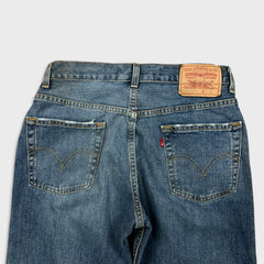 Vintage Y2K Levi's 559 Jeans Mens 30x32 Blue Relaxed Straight Fit Dark Wash Denim Pants