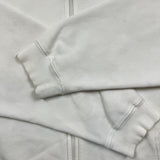 Vintage Y2K Nike Sportswear Sweatshirt Mens 2XL White Swoosh Full Zip Sweater