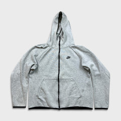 Nike Sportswear Hoodie Mens Medium Gray Tech Fleece Full Zip Hooded Sweater