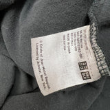 Uniqlo Jean Michel Basquiat SPRZNY T Shirt Mens Large Gray Graphic Pocket Tee