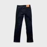 Levi's 511 Jeans Mens 32x32 Black Slim Fit Mid Rise Fade Dark Wash Stretch Denim Pants