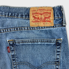 Levi’s 514 Jeans Mens 36x30 Blue Straight Fit Medium Wash Faded Denim Pants