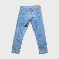 Levi's Wedgie Skinny Jeans Womens 32x26 Blue Light Wash Thrashed High Rise Denim Pants