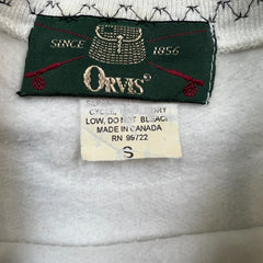 Vintage 90s Noah's Ark Sweatshirt Mens Small White Religion Graphic Pullover