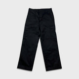 Dickies Pants Mens 34x32 Black Regular Straight Workwear Chino Cargo Trouser