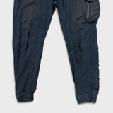 Nike Sportswear Sweatpants Mens XL Black Faded Taper Leg Cargo Jogger