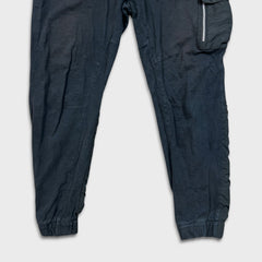 Nike Sportswear Sweatpants Mens XL Black Faded Taper Leg Cargo Jogger