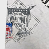 Vintage 1993 Florida Marlins T Shirt Mens XL White MLB Bulletin AOP Baseball Tee