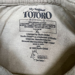 My Neighborhood Totoro T Shirt Mens XL Beige Studio Ghibli Anime Movie Tee