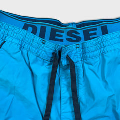 Diesel Shorts Mens Medium Blue Beachwear Pocketed Lined Athletic Swimming Trunks