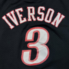 2014 Adidas Allen Iverson #3 Philadelphia 76ers Jersey Mens XL Sewn NBA Hardwood Classics