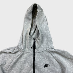 Nike Sportswear Hoodie Mens Medium Gray Tech Fleece Full Zip Hooded Sweater