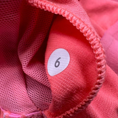 Lululemon Cardio Kick Tank Top Womens Size 6 Pink Luxtreme Athletic Running Yoga