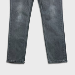 Levi's 511 Jeans Mens 32x30 Gray Slim Fit Stone Wash Stretch Mid Rise Denim Pants