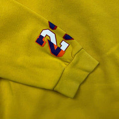 Nike Air Jordan Brand Hoodie Mens Large Yellow Jumpman Pullover Hooded Sweatshirt
