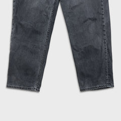 Levi's 550 Jeans Mens 36x28 Black Relaxed Fit Straight Leg Light Wash Baggy Denim Pants