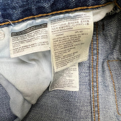 Levi's 516 Jeans Mens 34x30 Blue Slim Straight Leg Medium Wash Denim Pants