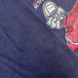 Vintage 90s School Of Hard Knocks Long Sleeve Tee Mens 2XL Blue USA Bulldog Shirt