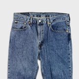 Levi's 516 Jeans Mens 34x30 Blue Slim Straight Leg Medium Wash Denim Pants