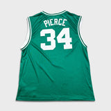 Vintage Reebok Paul Pierce #34 Boston Celtics Jersey Mens Large Green NBA Basketball