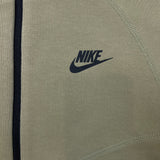 Nike Sportswear Hoodie Womens Medium Green Tech Fleece Full Zip Hooded Sweater
