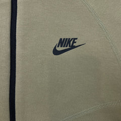 Nike Sportswear Hoodie Womens Medium Green Tech Fleece Full Zip Hooded Sweater