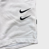 Nike Sportswear Shorts Mens Small White Sportswear Pocketed Multi Swoosh