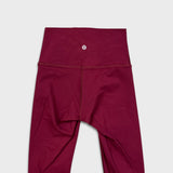 Lululemon Align Pant High-Rise 28" Womens Size 0 Red Athletic Yoga Leggings