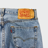 Levi's 501 Jeans Mens 30x30 Blue Original Fit Straight Leg Light Wash Denim Pants
