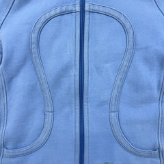 Lululemon Scuba Hoodie Womens Size 8 Blue Full Zip Sports Hooded Sweater