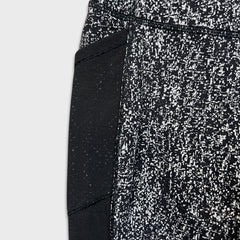 Lululemon Fit Physique Tight Luon Suited Jacquard Womens Size 4 Black Yoga