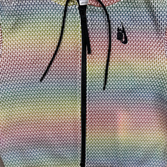 NikeLab Essentials Aurora Reflective Hoodie Womens XS Multicolor Full Zip