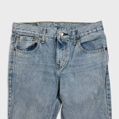 Levi's 511 Jeans Mens 31x30 Blue Slim Fit Mid Rise Light Wash Faded Denim Pants