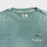 Vintage 90s Acer Aspire PC T Shirt Mens Large Green Oneita Single Stitch Promo Tee