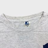 Vintage 90s Starter Toronto Maple Leafs T Shirt Mens Medium Gray NHL Hockey Tee