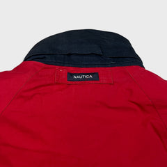Nautica Jacket Mens XL Red NS-83 Reverisble Puffer Down Full Zip Outdoor Coat