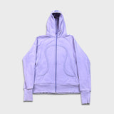 Lululemon Scuba Hoodie Womens Size 12 Purple Full Zip Sports Hooded Sweater