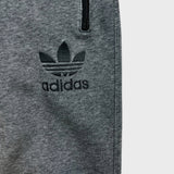 Adidas Originals Sweatpants Mens Large Gray Trefoil Taper Leg Jogger
