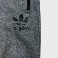 Adidas Originals Sweatpants Mens Large Gray Trefoil Taper Leg Jogger