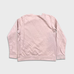Nike Sportswear Sweatshirt Womens Medium Pink Swoosh Pullover Crewneck