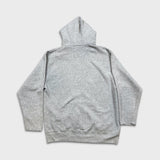 Vintage 90s Fruit of The Loom Blank Hoodie Mens XL Gray Distressed Sweater