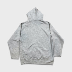 Vintage 90s Fruit of The Loom Blank Hoodie Mens XL Gray Distressed Sweater