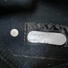 Lululemon Scuba Hoodie Womens Size 8 Black Full Zip Sports Hooded Sweater
