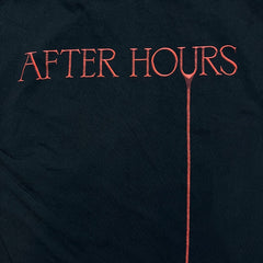 The Weeknd T Shirt Mens Large Black XO After Hours Promo Double Sided Graphic Tee